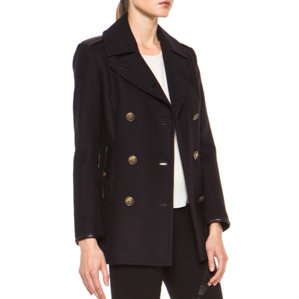 Rag & Bone Dark Navy Wool Coat